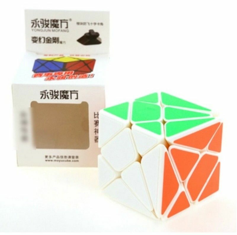 熱賣異形扭計骰/益智魔方玩具/減壓魔方-YJ變幻金剛白底+底座