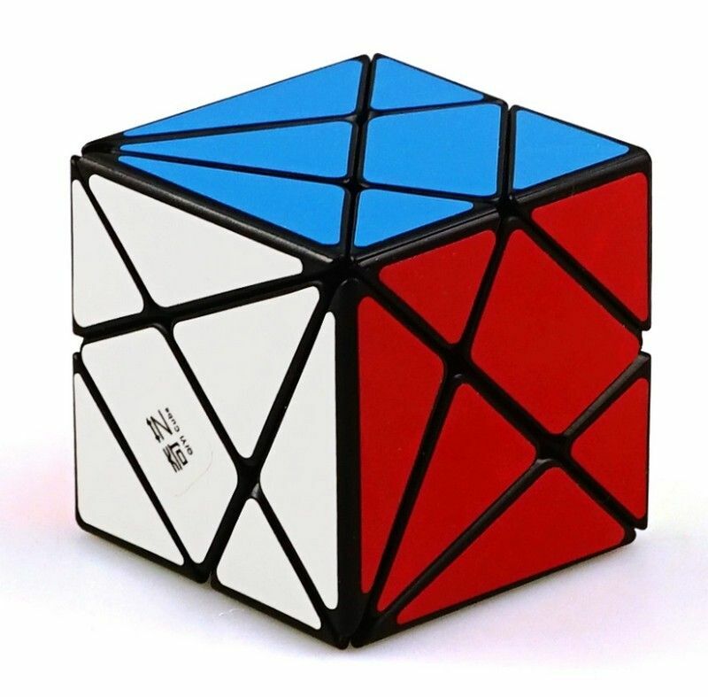 熱賣順滑異型益智玩具/扭計骰/三階魔方-QY變幻金剛黑色+底座