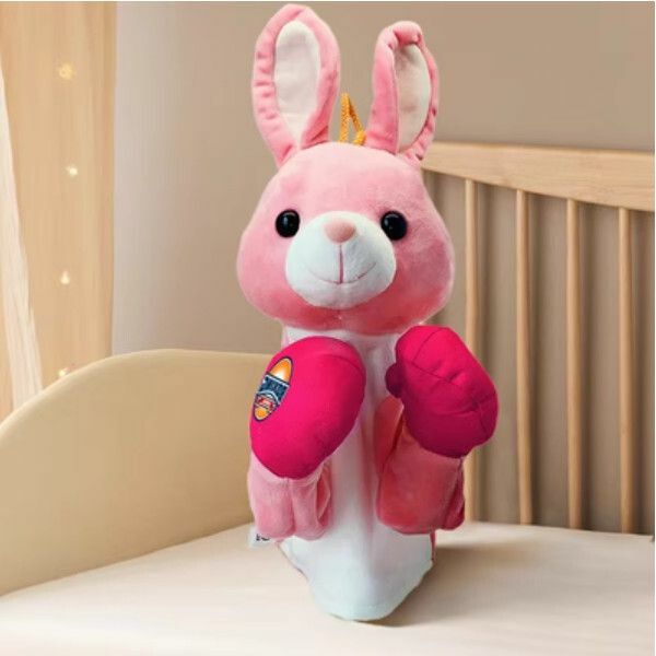 爆款手偶玩具【小兔子[互動聲效/可啃咬水洗]】