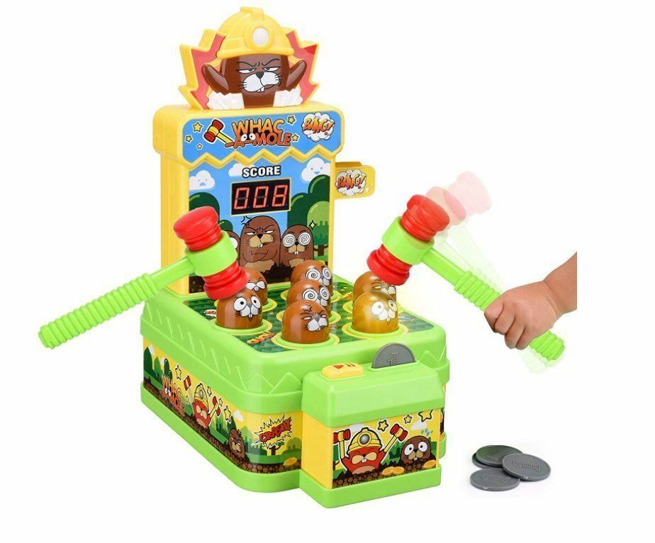 爆款兒童玩具, Whack-A-Mole games打地鼠玩具,充滿剌激, 適合生日及派對禮物