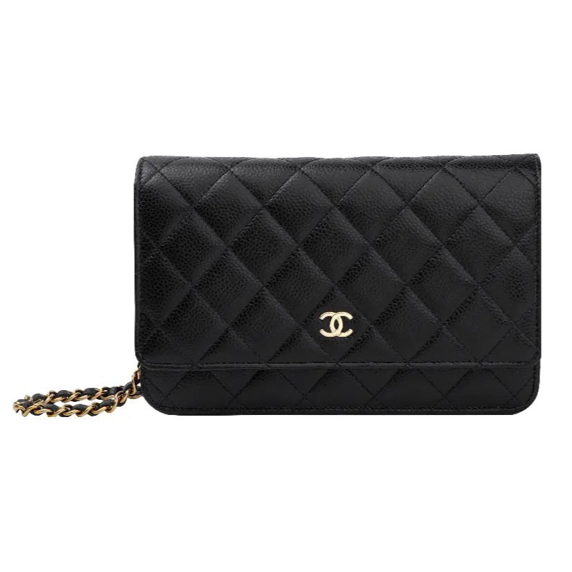 CHANEL Classic WOC Wallet On Chain 魚子醬牛皮