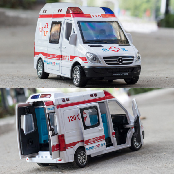 熱推兒童仿真救護車玩具車(1:32嘉業救護車)