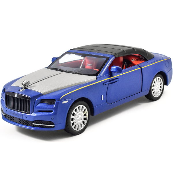 熱推合金模型玩具車(1:32藍色)