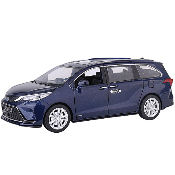 熱推合金模型兒童玩具車(H2323-1:24塞納-泡沫盒-黑)