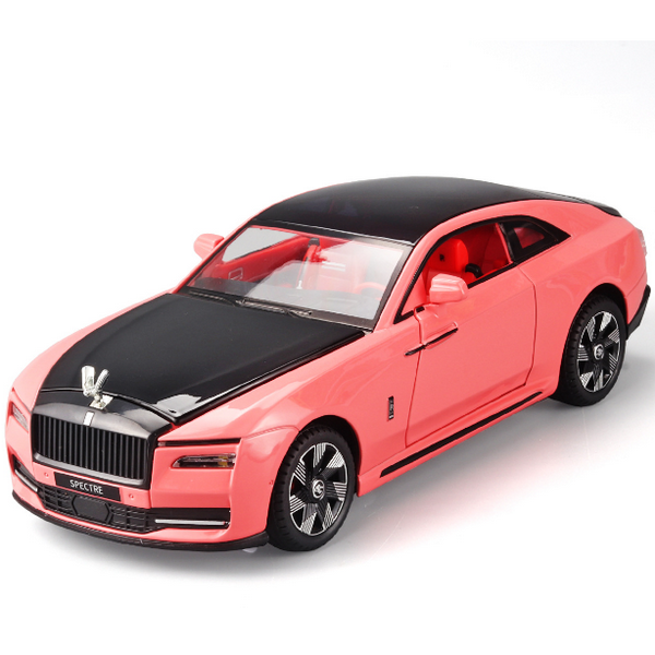 熱推兒童合金車模型玩具車(1:24粉紅)