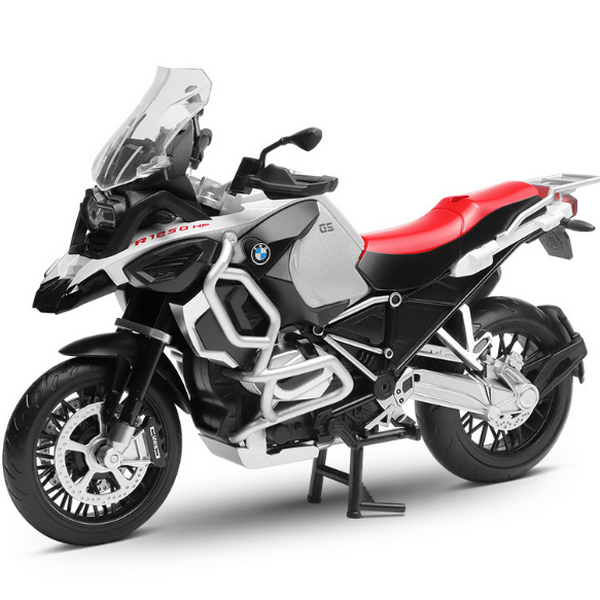 熱推合金摩托車模型兒童玩具(1：12 R1250GS-盒-紅)