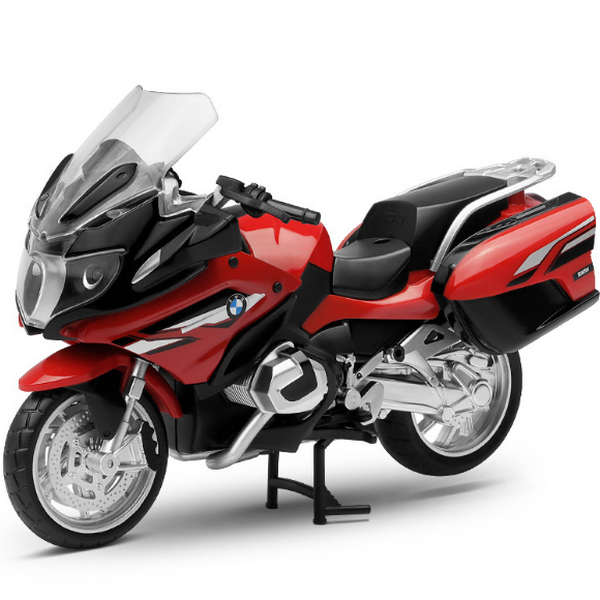 熱推合金摩托車模型兒童玩具(1：12 R1250RT-盒-紅)