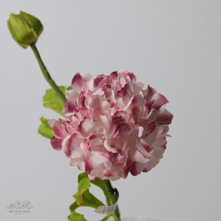 人造花 大理花 白桃