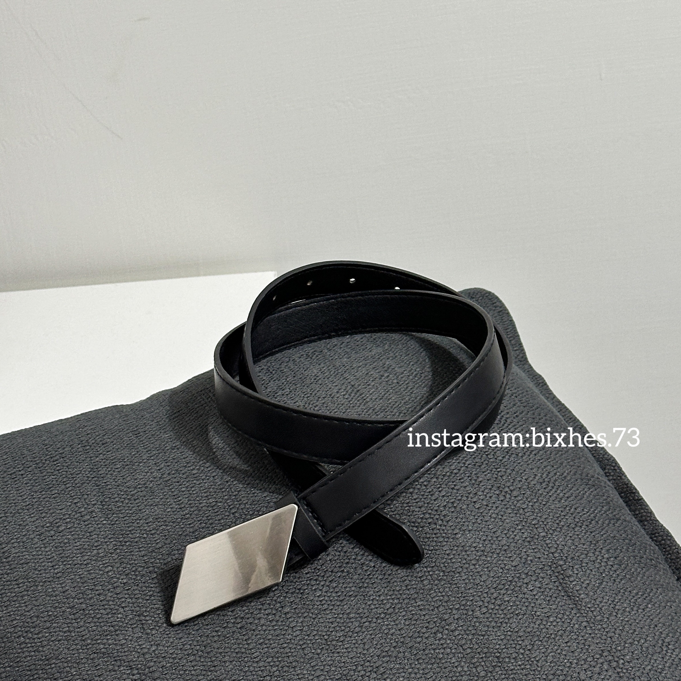 銀光面皮帶(P00018)