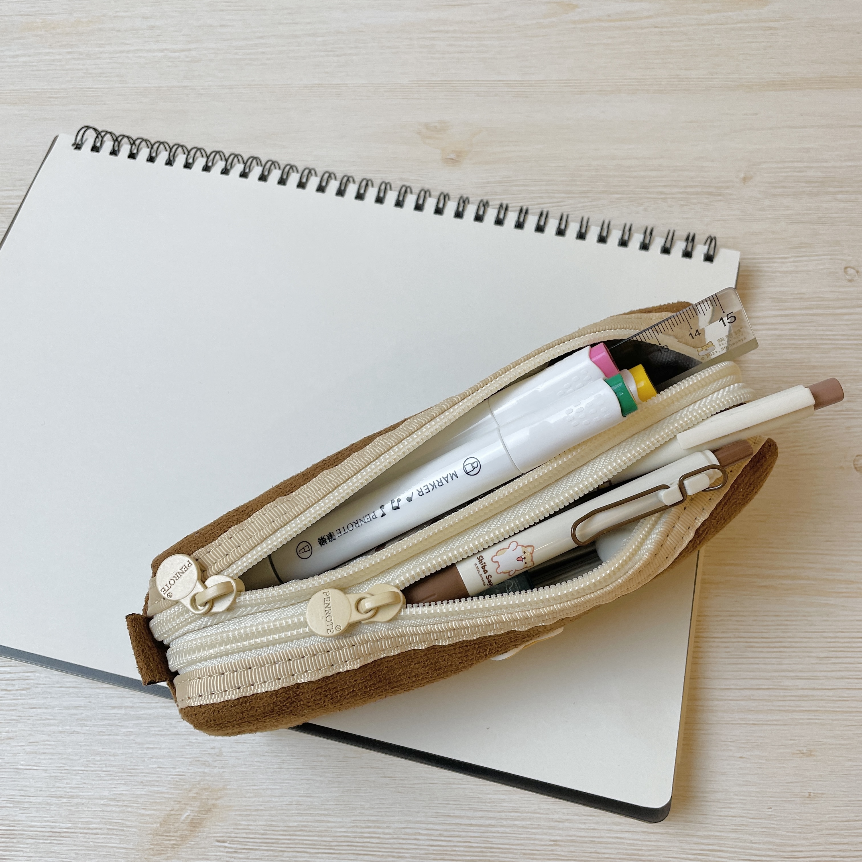 【PENROTE筆樂】柴語錄復古筆袋