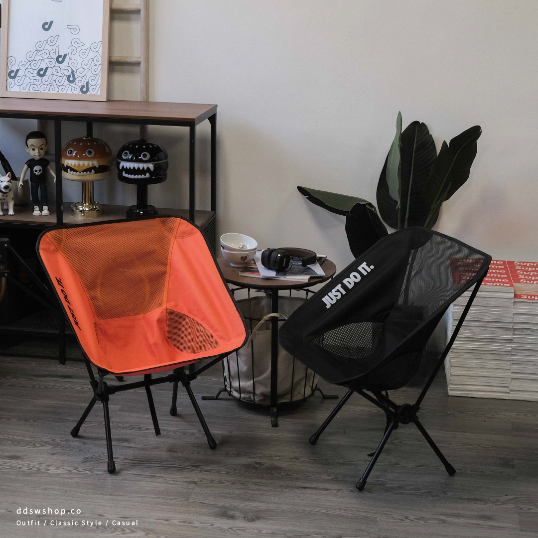 "現貨" NIKE 露營椅 黑色 橘色