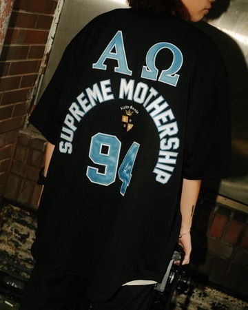 ウェア Supreme Alpha OmegaBaseballJersey \"Black Supreme Alpha Omega Baseball Jersey (FW24) - $148