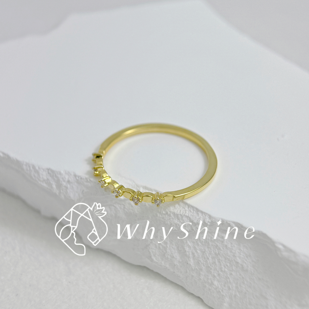 簡約小碎鑽戒指