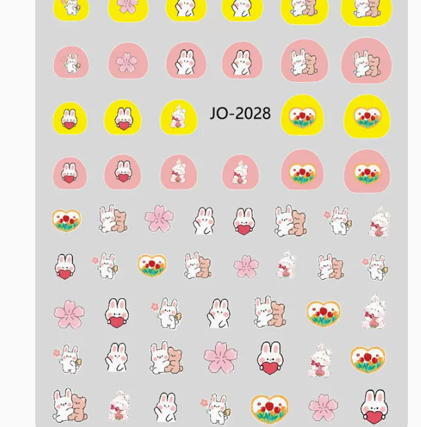 熱推美甲卡通貼紙（2028）