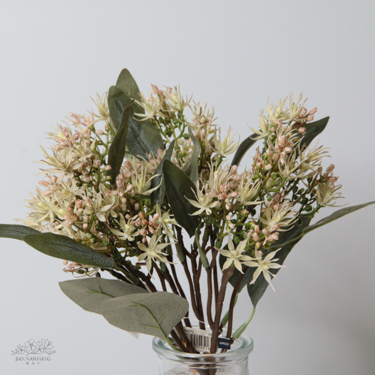 人造葉 尤加利種子束 乳白