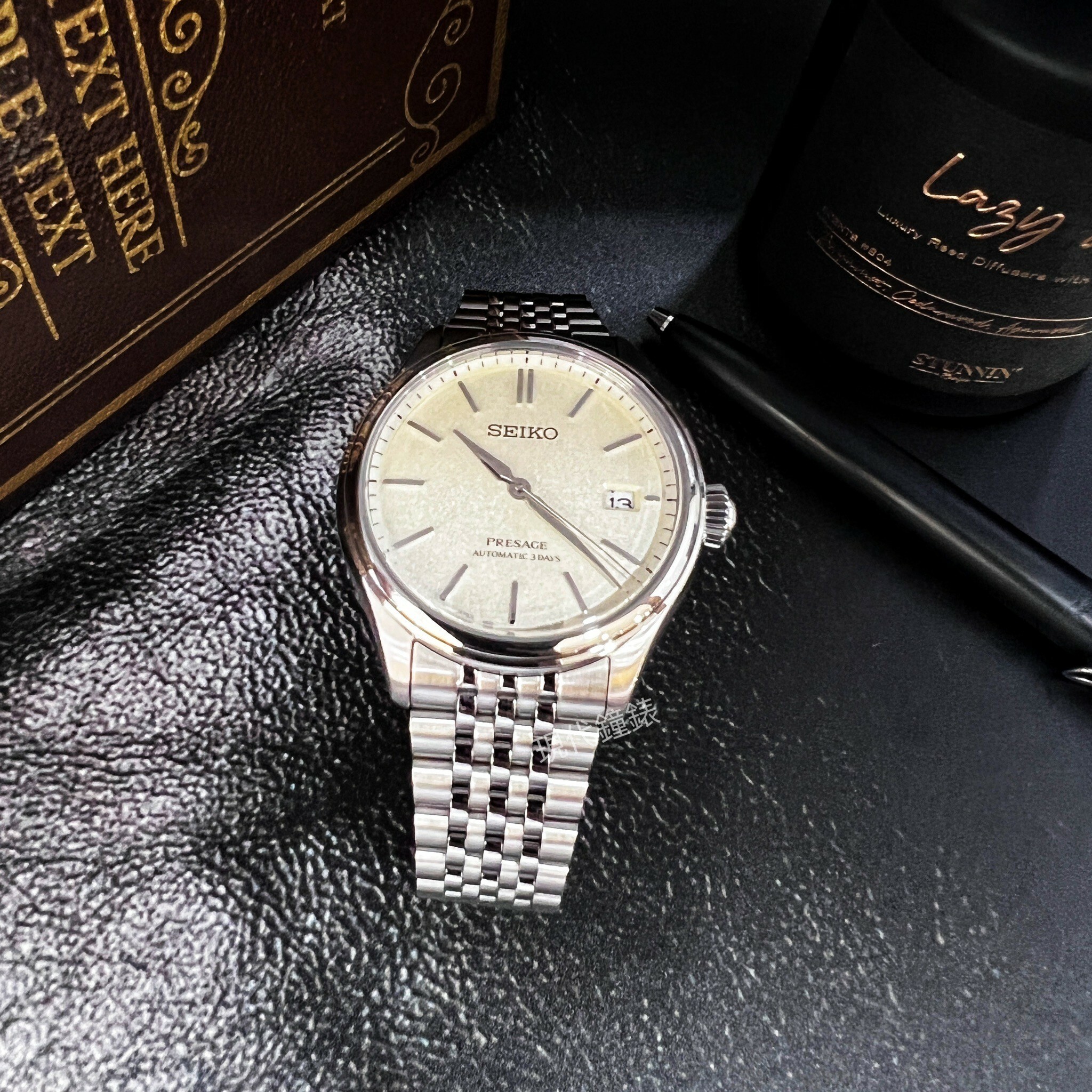 【SEIKO 精工】Presage 絲綢質感機械男腕錶 6R55-00H0S 40.2mm現代鐘錶