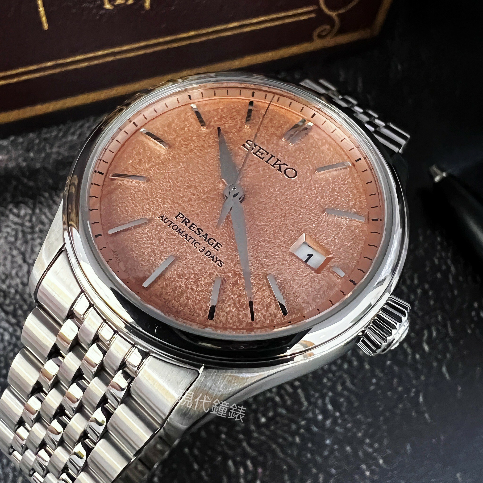 【SEIKO 精工】Presage 絲綢質感機械男腕錶 6R55-00H0P 40.2mm現代鐘錶