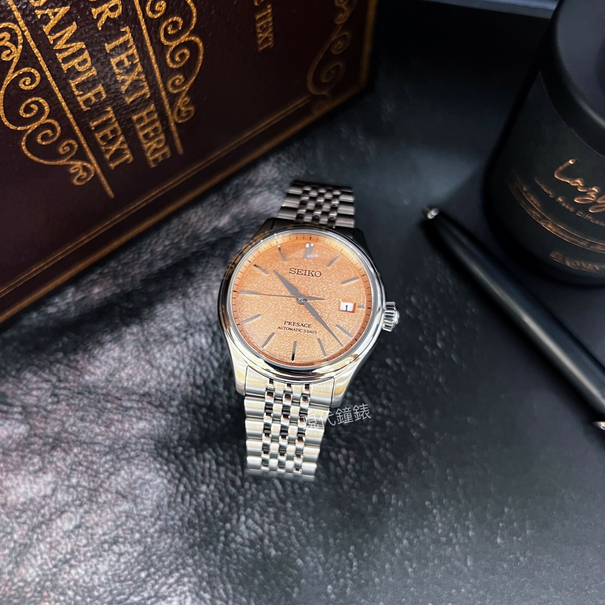 【SEIKO 精工】Presage 絲綢質感機械男腕錶 6R55-00H0P 40.2mm現代鐘錶