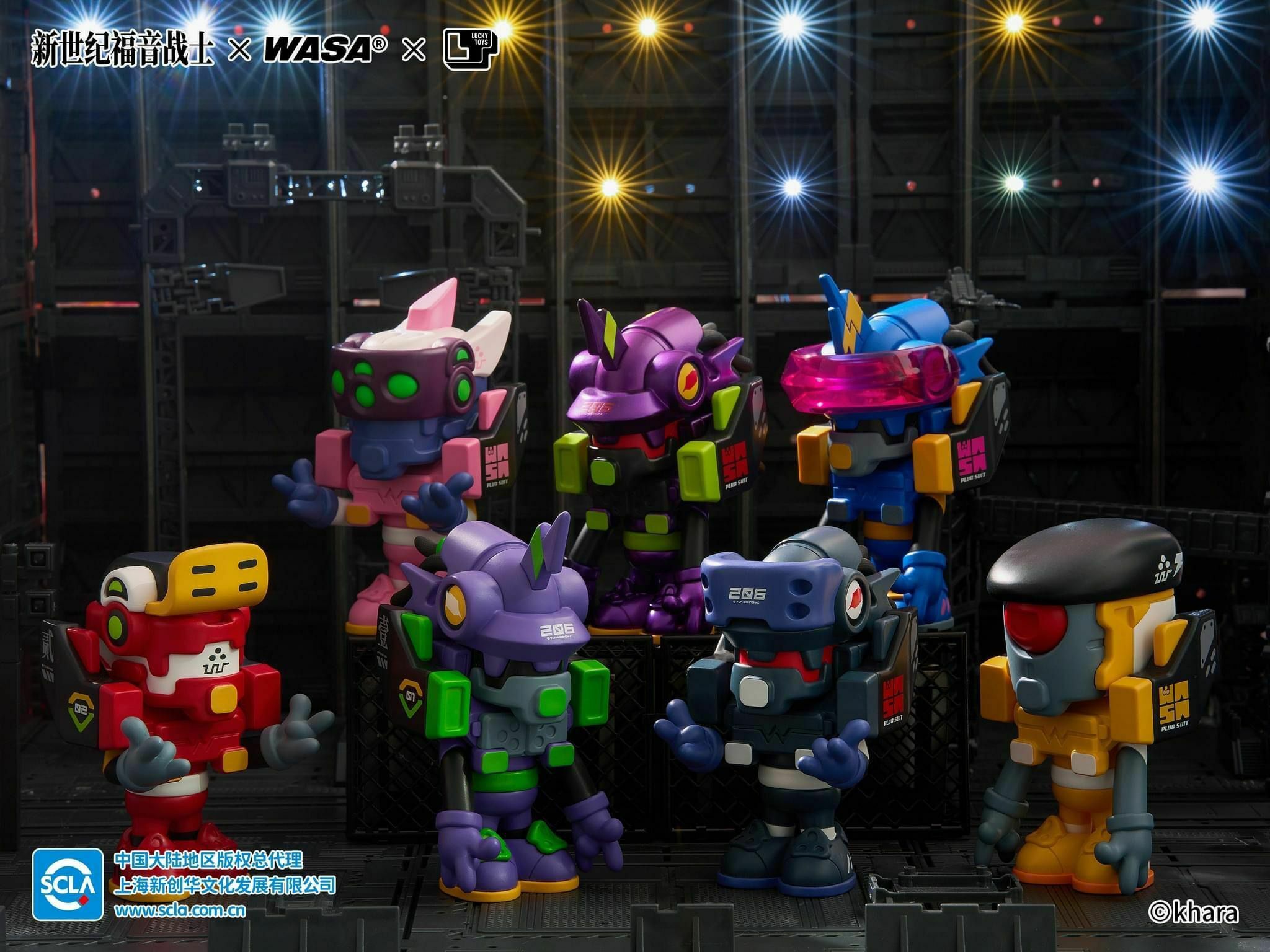 新世紀福音戰士 X WASA EVA206 聯名盲盒 全盒(一盒6個) 