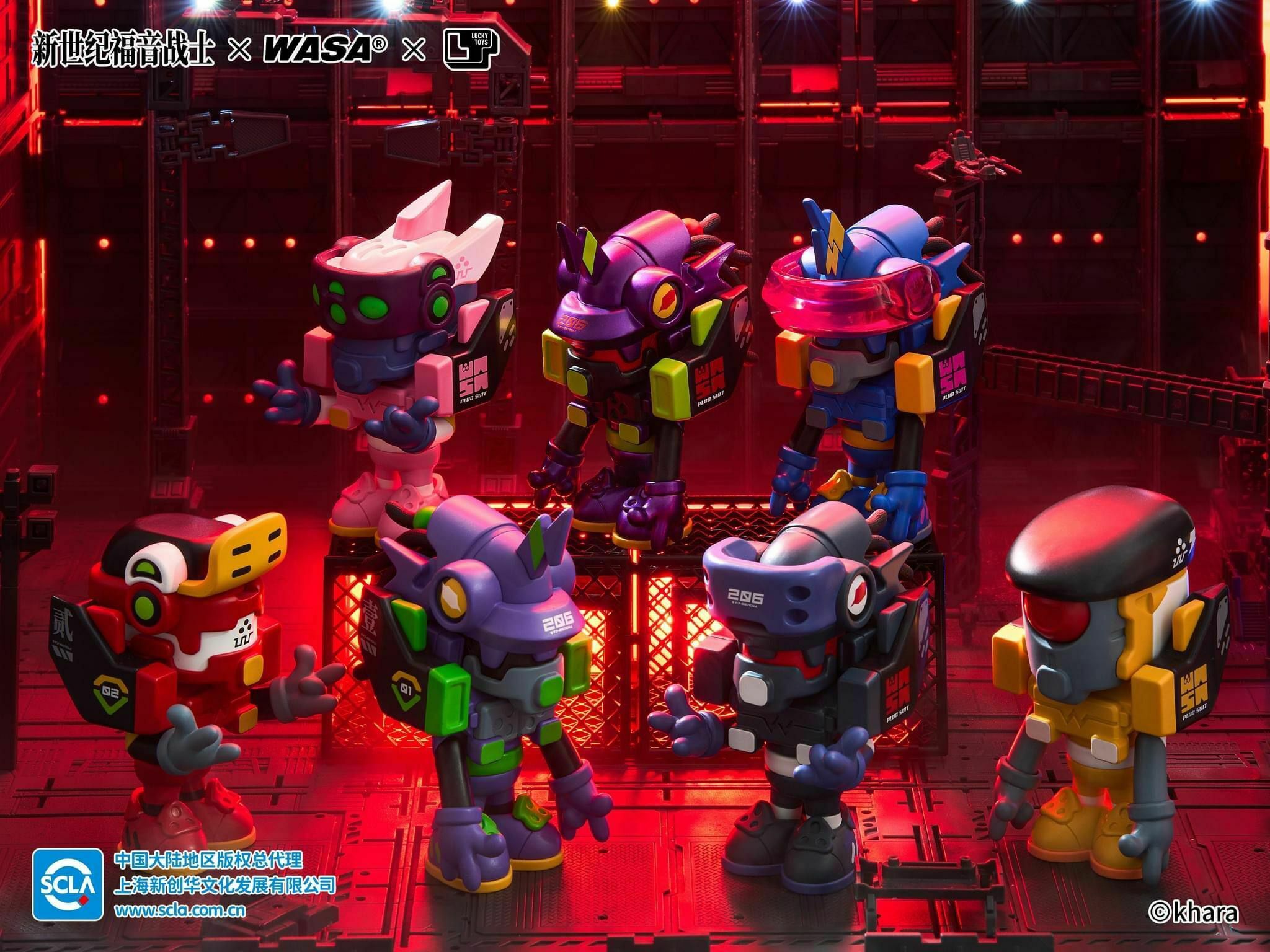 新世紀福音戰士 X WASA EVA206 聯名盲盒 全盒(一盒6個) 