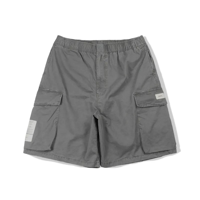 ORDINARY 六分口袋水洗破壞工作短褲