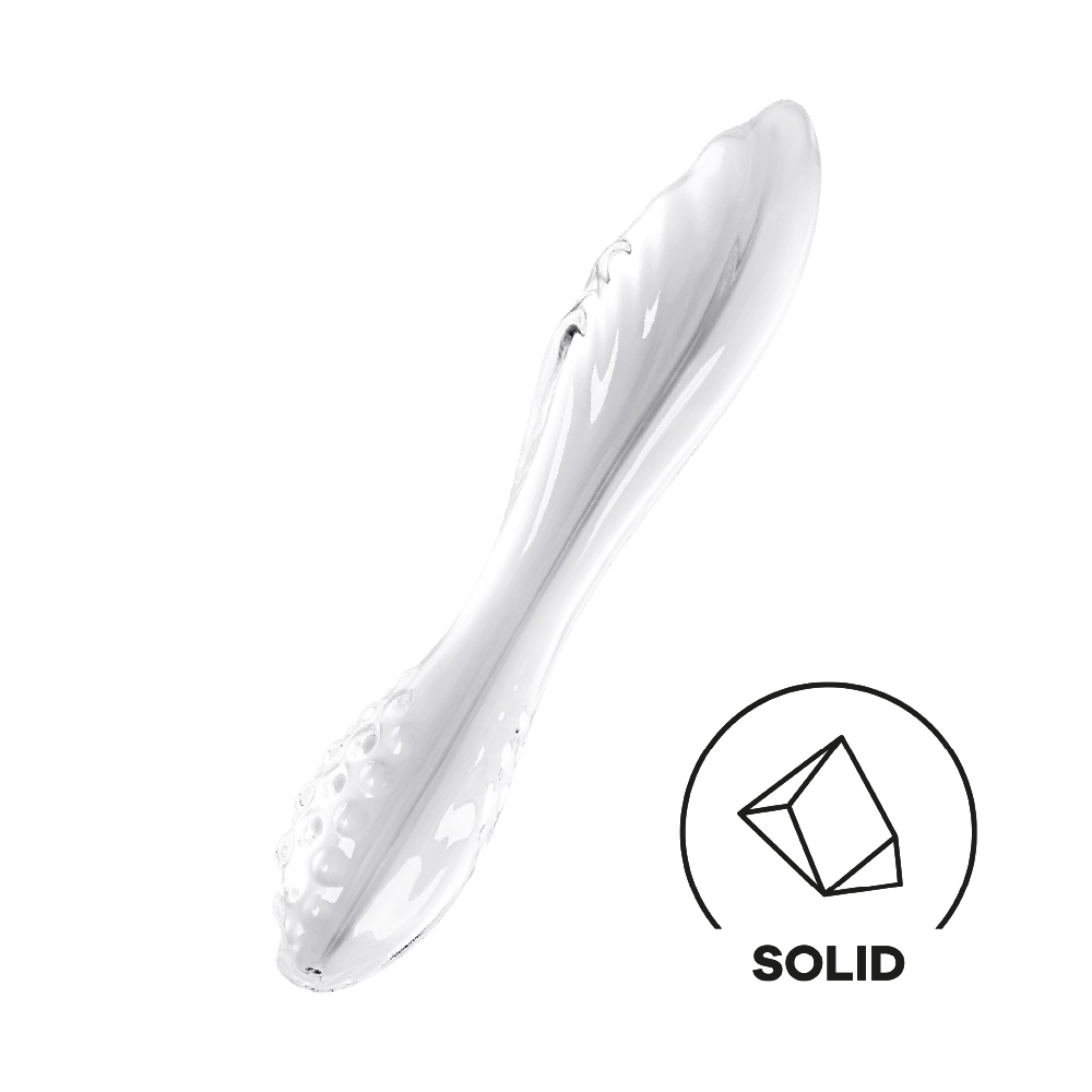 德國 Satisfyer Dazzling Crystal 1💎雙向玻璃按摩棒 | 晶透
