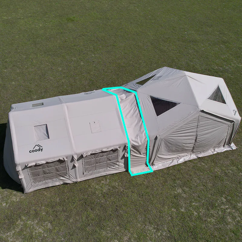 【COODY】帳篷雙頭拉鍊連接器