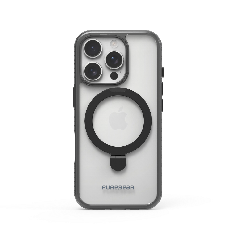 iPhone 16 冰鑽防摔支架保護殼Magsafe / 黑鑽