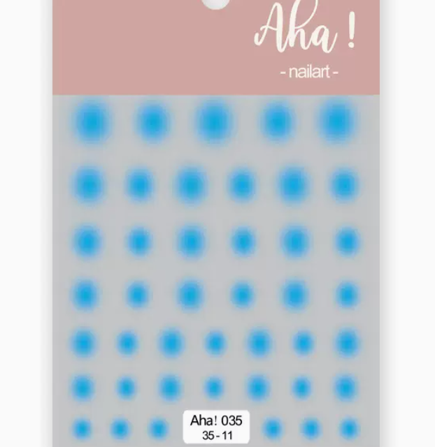 Popular manicure smudged gradient stickers (035-11)