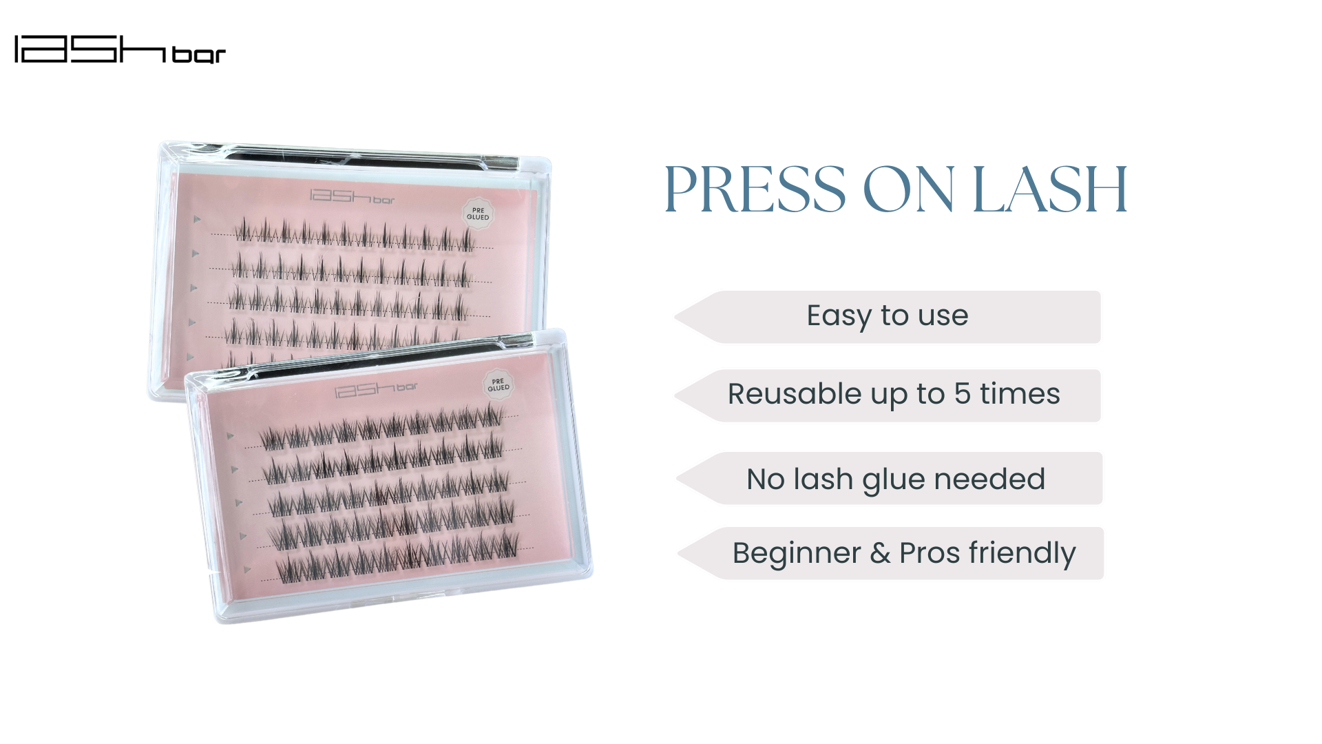 Press On Lash Pre-Glued Lashes