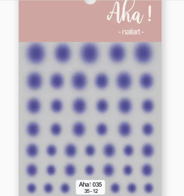 Popular manicure smudged gradient stickers (035-12)