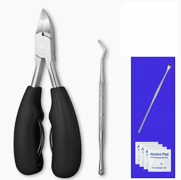 New nail scissors and hawkbill pliers set (black hawkbill pliers set of 2)