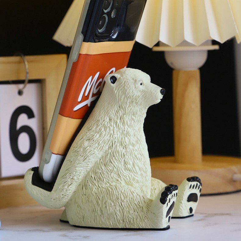 北極熊手機座∣趣味系列 坐姿∣FOHO