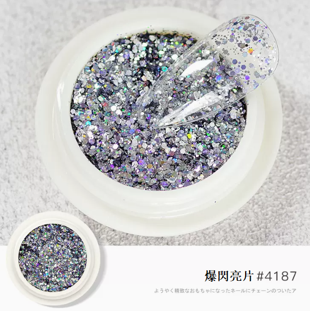 爆款美甲閃粉亮片 （爆閃亮片-4187）