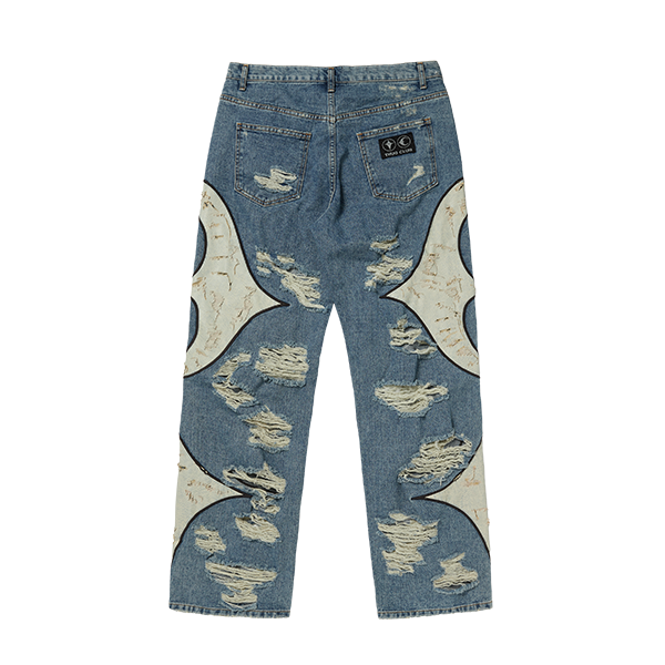Thug Club / TC Leather Washing Denim Pants War Ver - Blue