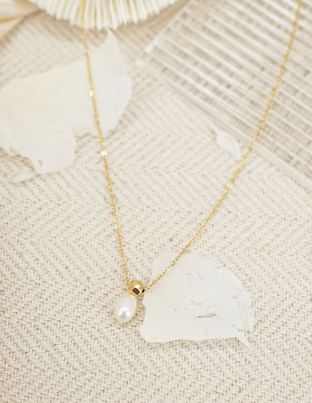 天然淡水珍珠項鍊