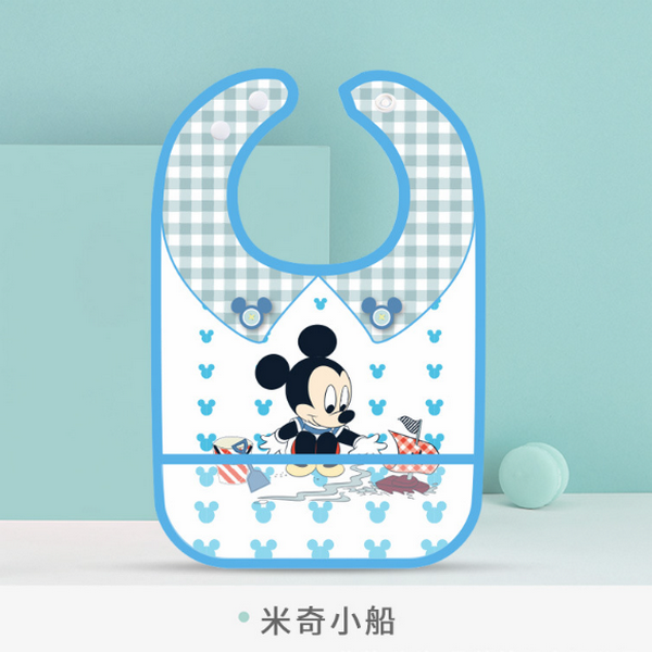 熱推寶寶防水圍兜(米奇小船)