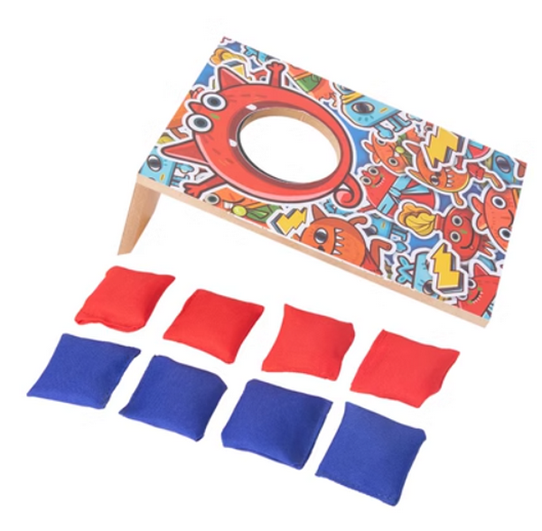爆款兒童丟沙包玩具(小怪獸共8包沙包)