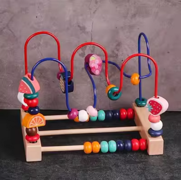 爆款兒童繞珠益智玩具(雙線繞珠)