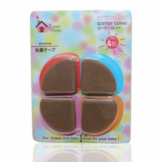 熱賣硅膠防撞角/保護墊(咖啡色-4個裝)