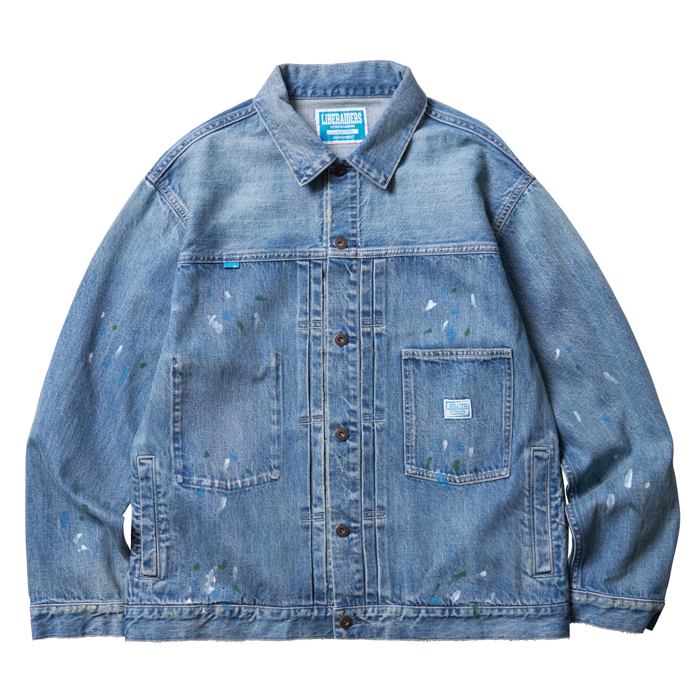 日本 Liberaiders  FLAG DENIM JACKET