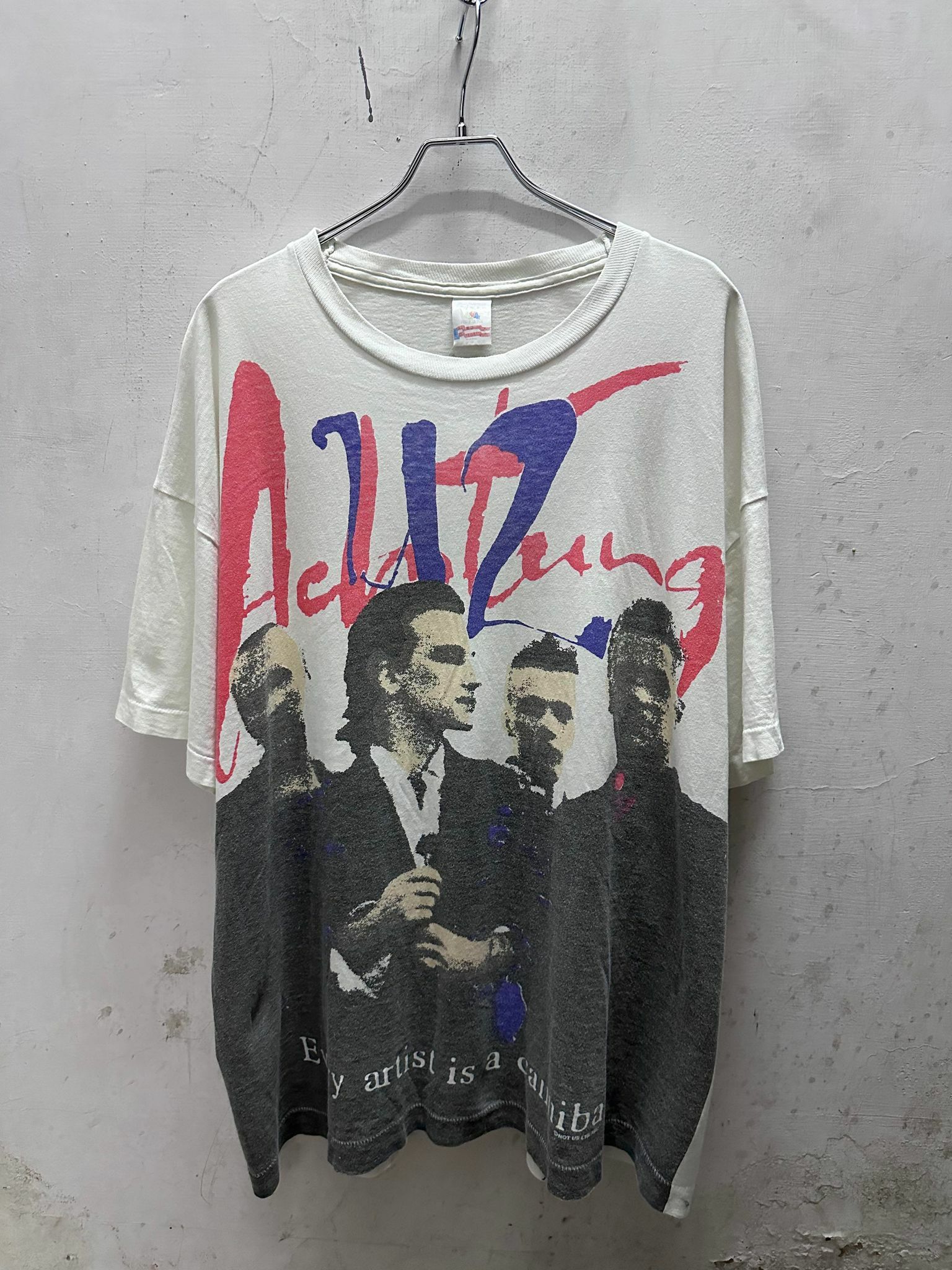 90's U2  Zoo TV Tour Tee  ( Made in Ireland )
