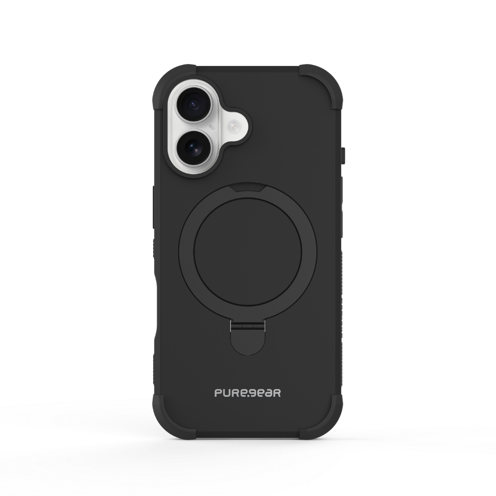 iPhone 16 坦克軍規防摔支架保護殼MagSafe / 消光黑