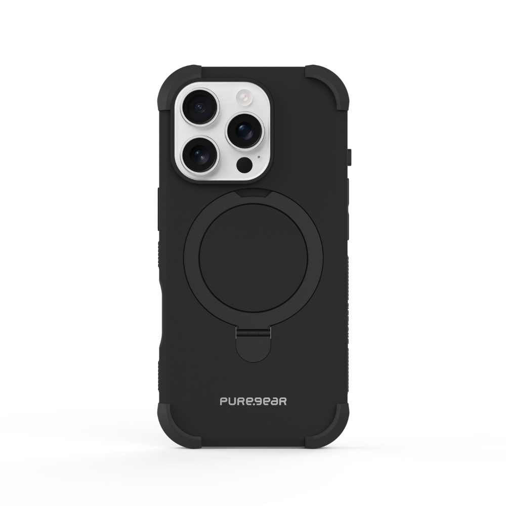 iPhone 16 坦克軍規防摔支架保護殼MagSafe / 消光黑