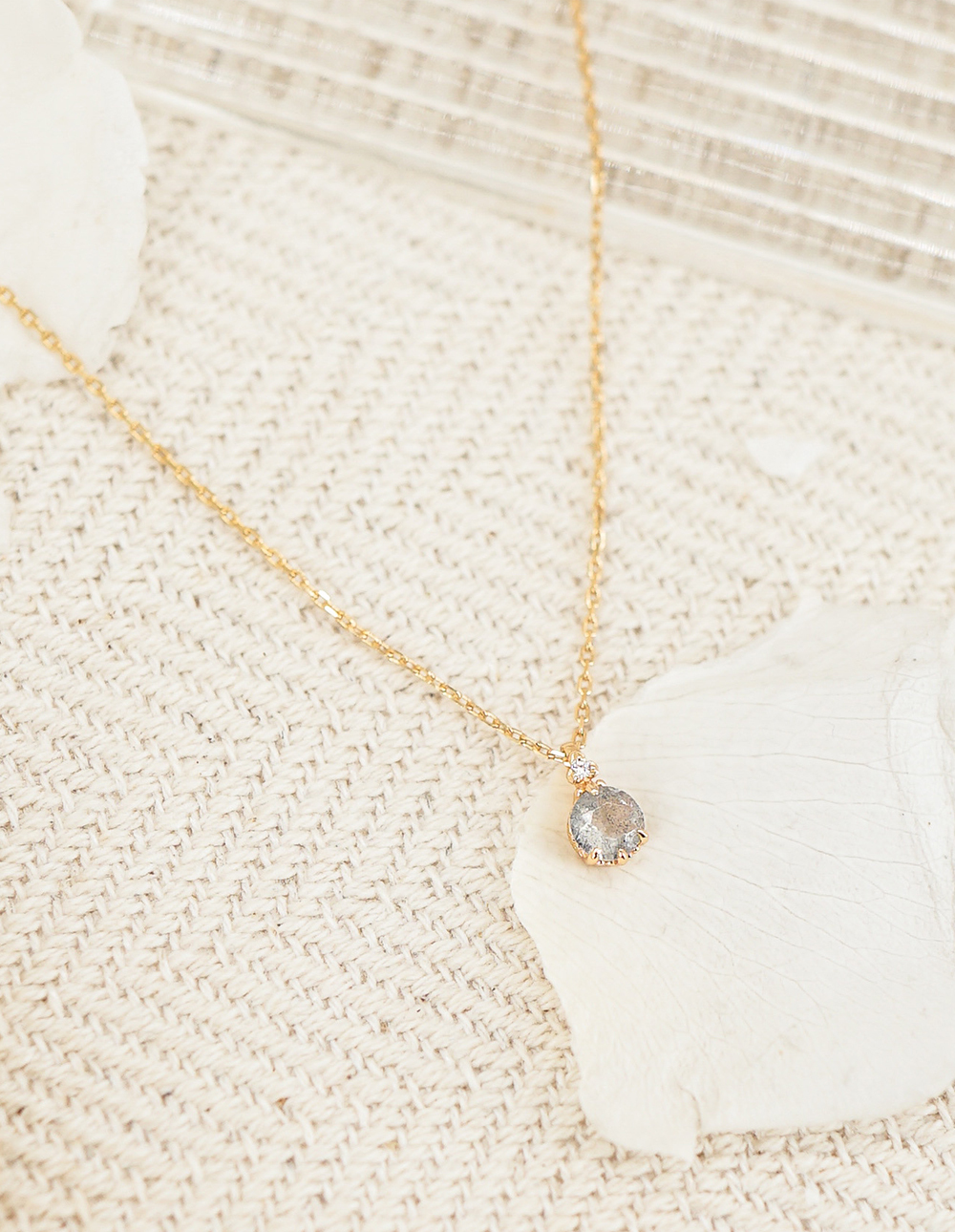 925 純銀拉長石項鍊