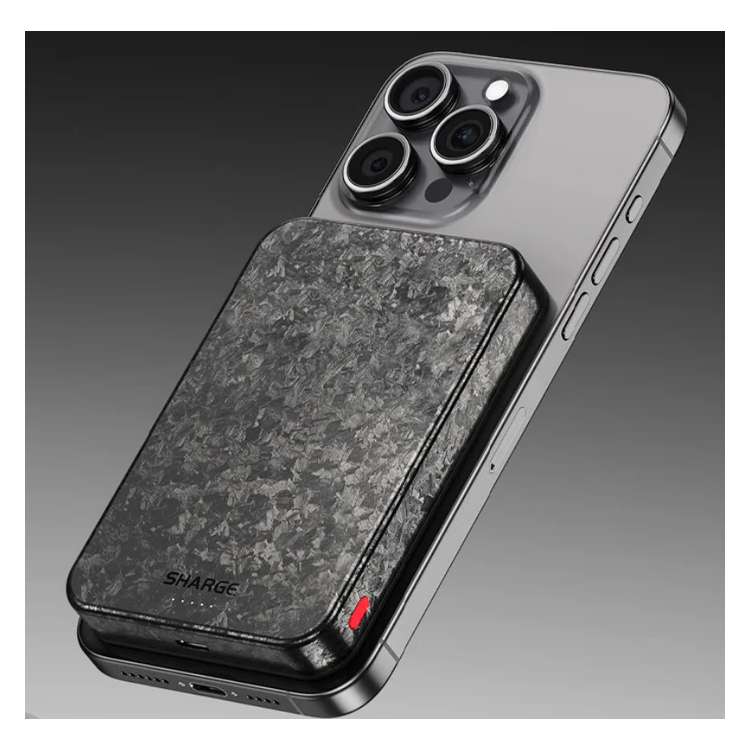 Sharge Qi2 碳纖維磁吸行動電源 C2 10000mAh