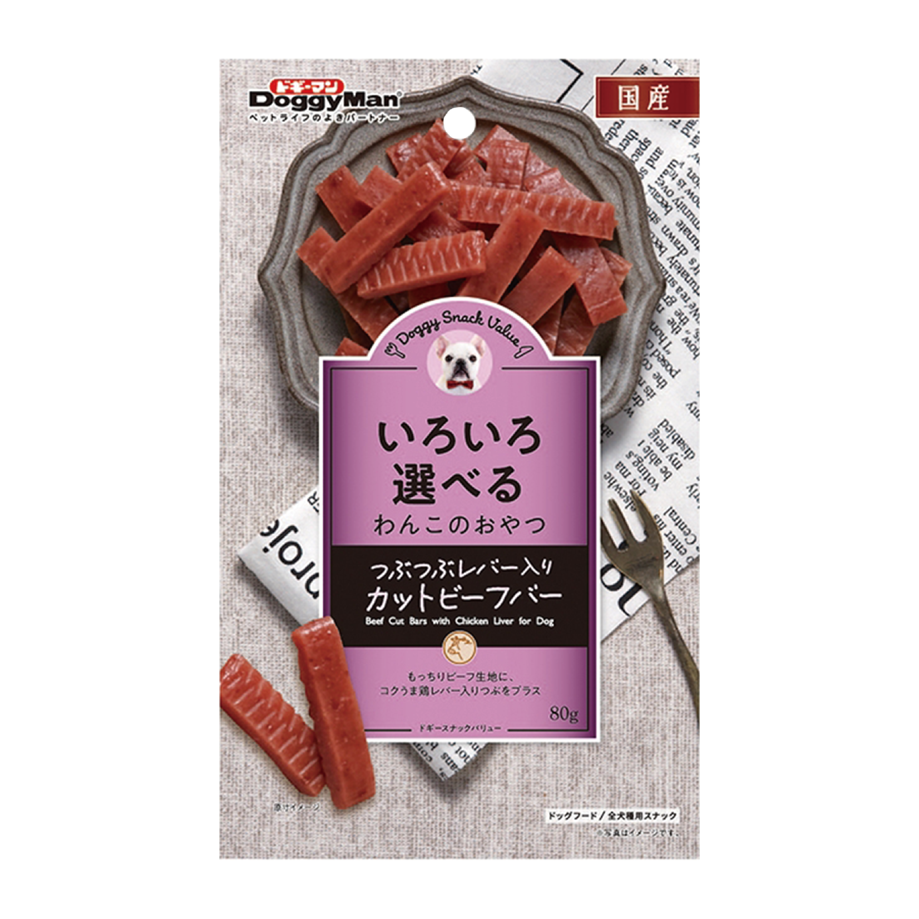 Doggyman｜牛肉、雞肉、雞肝軟條 80g (DYM-4940)