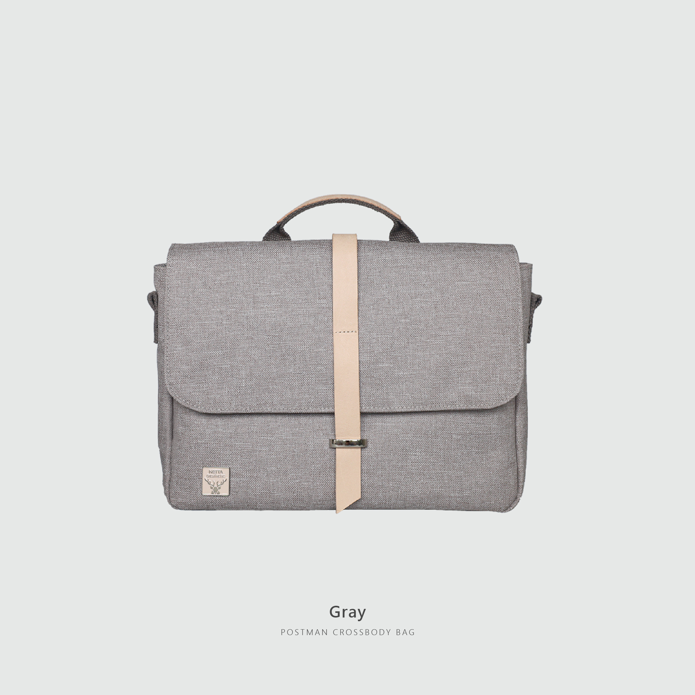 郵差斜背包-S (3色)｜NETTA