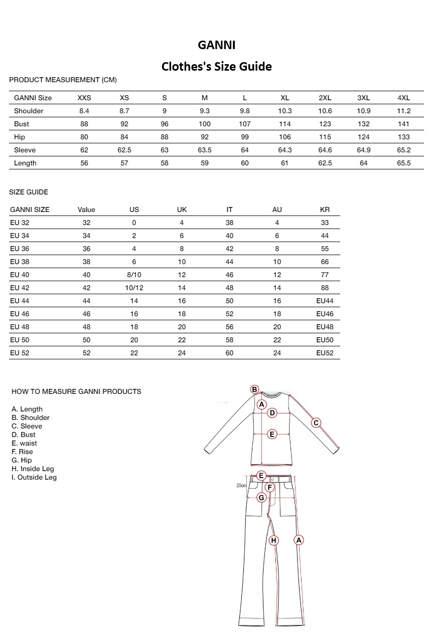 1DJ0305-008 [GANNI] Stripe Rib Long-Sleeve Sky Captain #A1050066 (C-BR-E)