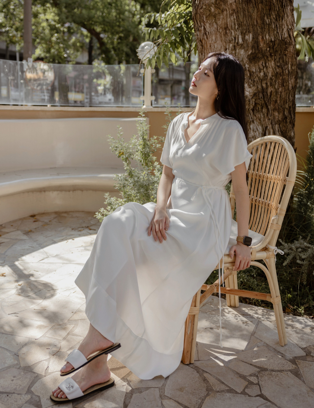 落肩飄逸傘擺長洋（3尺寸）